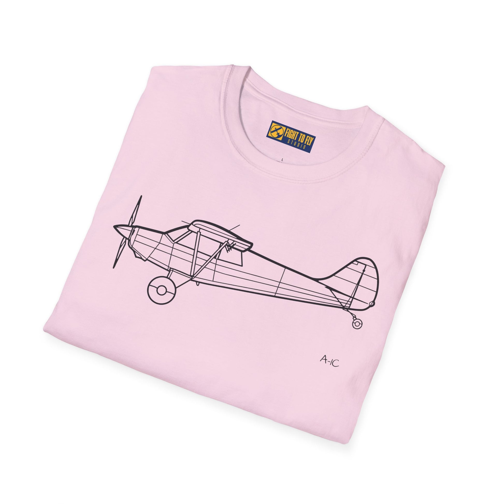 Husky A-1C T-Shirt – A-1C Taildragger STOL Aircraft Aviation Tee