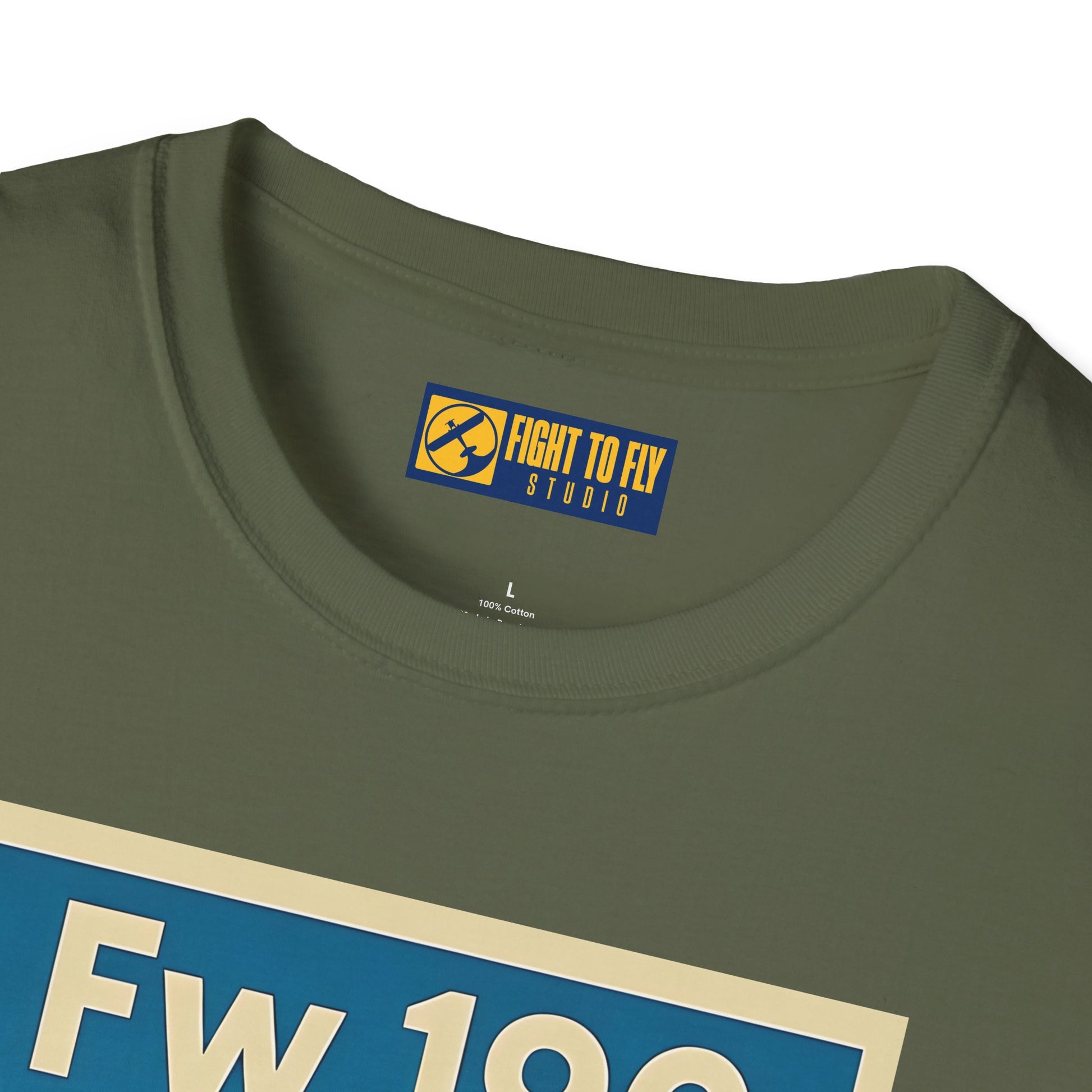 Fw 190 Premium T-Shirt – Focke-Wulf Fighter Full Graphic WWII Aviation Tee - Pilot gifts - warbird t-shirt