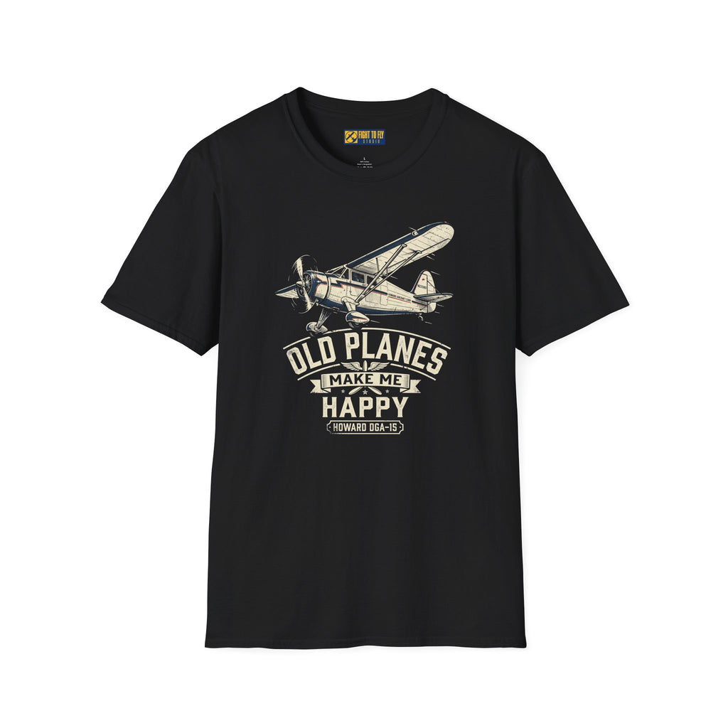 Old Planes Make Me Happy Howard DGA-15 Tee