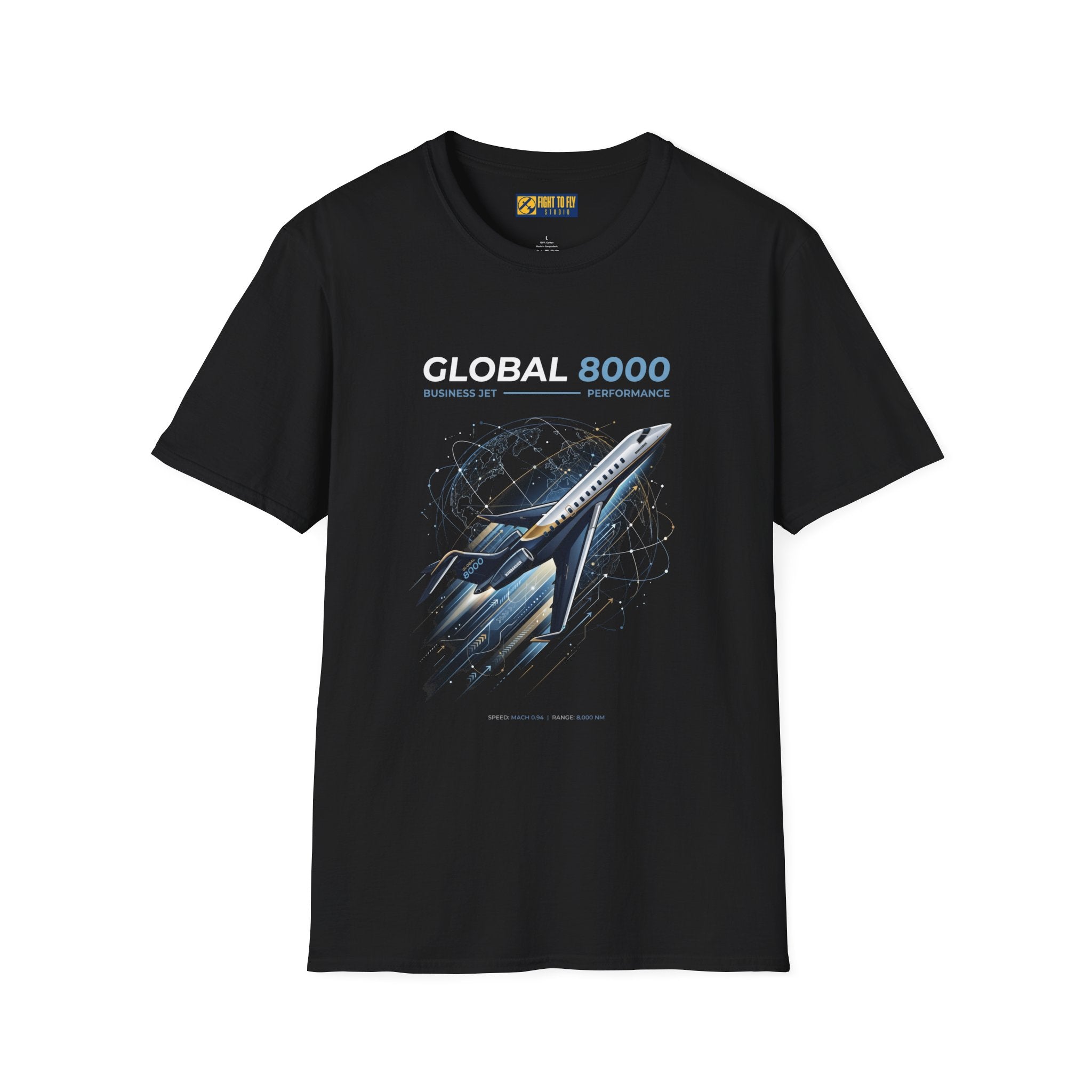 Bombardier Global 8000 Performance Jet T-Shirt