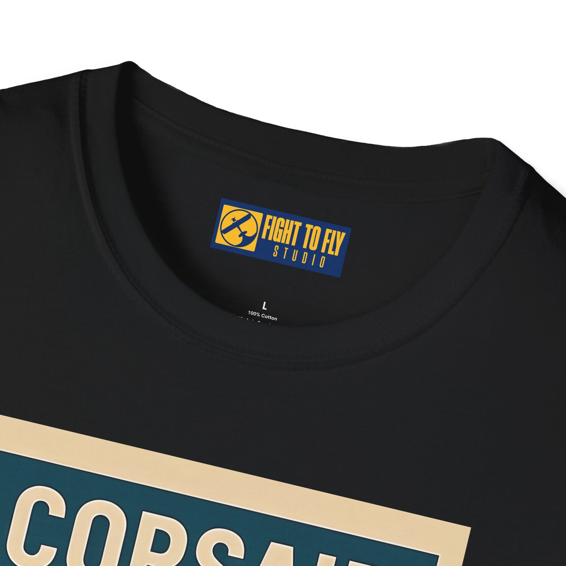F4U Corsair Premium T-Shirt – Bent-Wing Fighter Full Graphic WWII Aviation Tee - Pilot gifts - warbird t-shirt