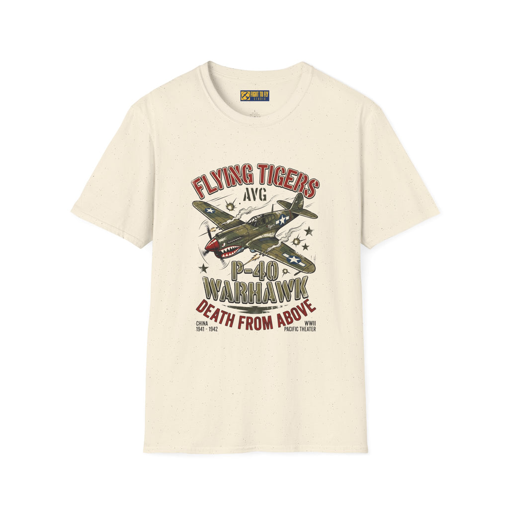 P-40 Warhawk Flying Tigers AVG T-Shirt