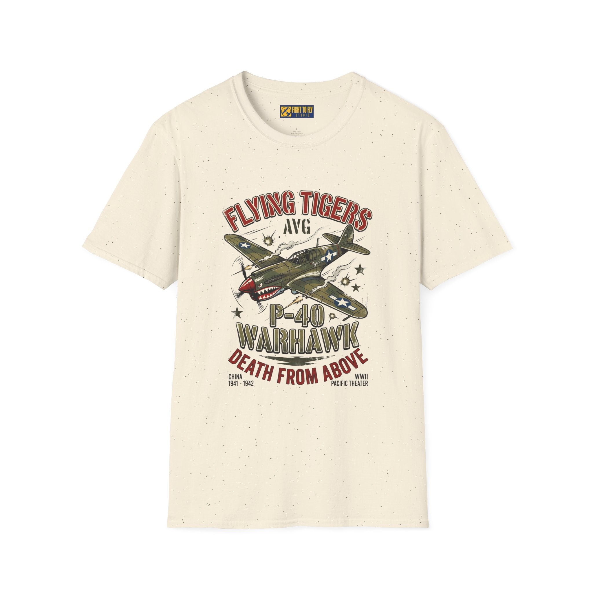 P-40 Warhawk Flying Tigers AVG T-Shirt
