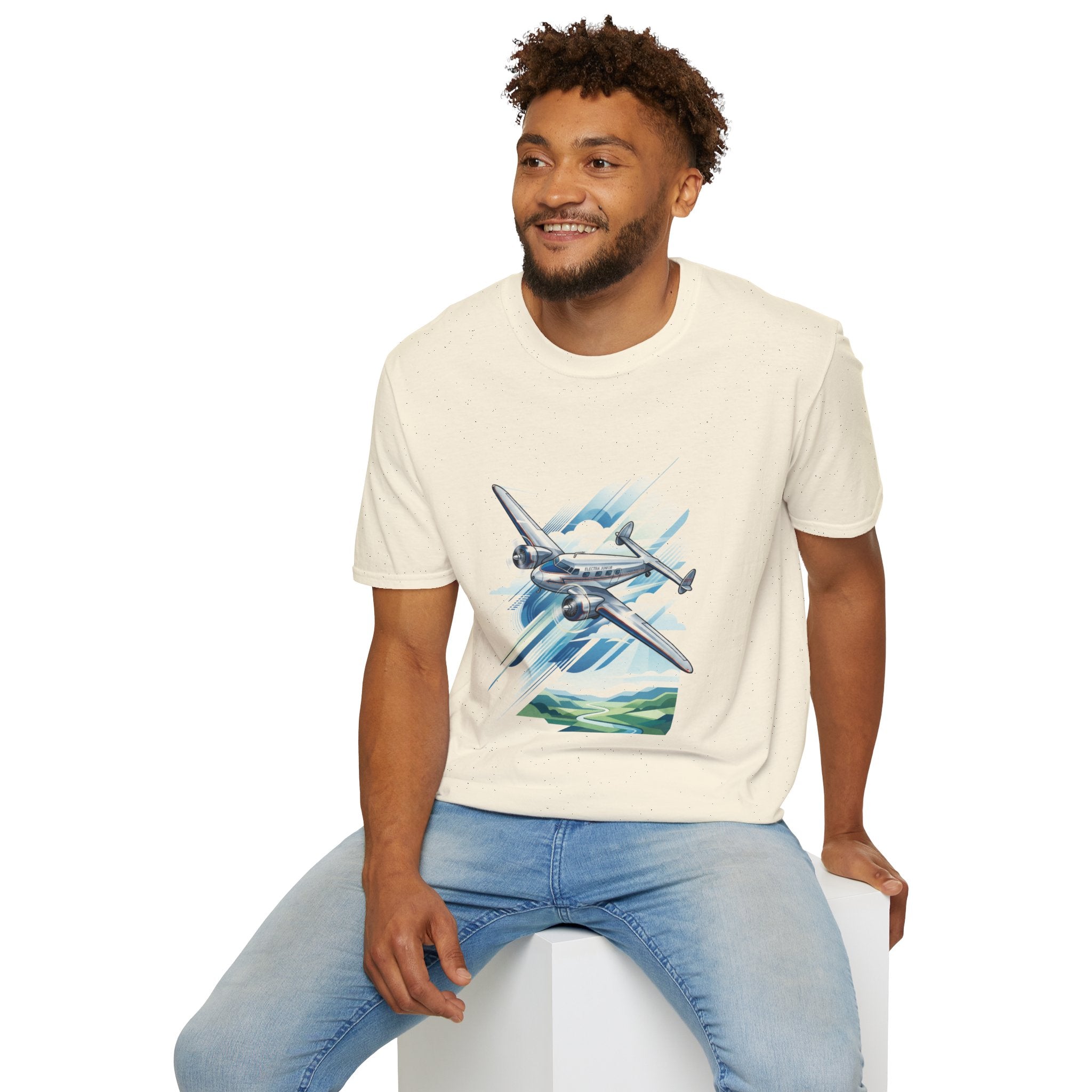 Lockheed Electra Jr Vintage Aircraft T-Shirt