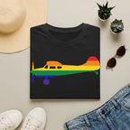 Cessna 170 Rainbow Pride Airplane Silhouette