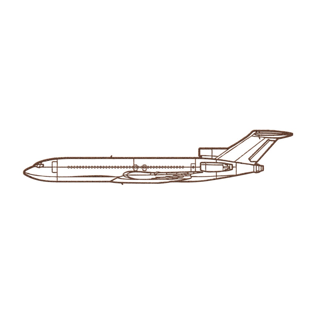 727 Die Cut Metal Wall Art - Sign - Gifts for pilots - Aviation apparel