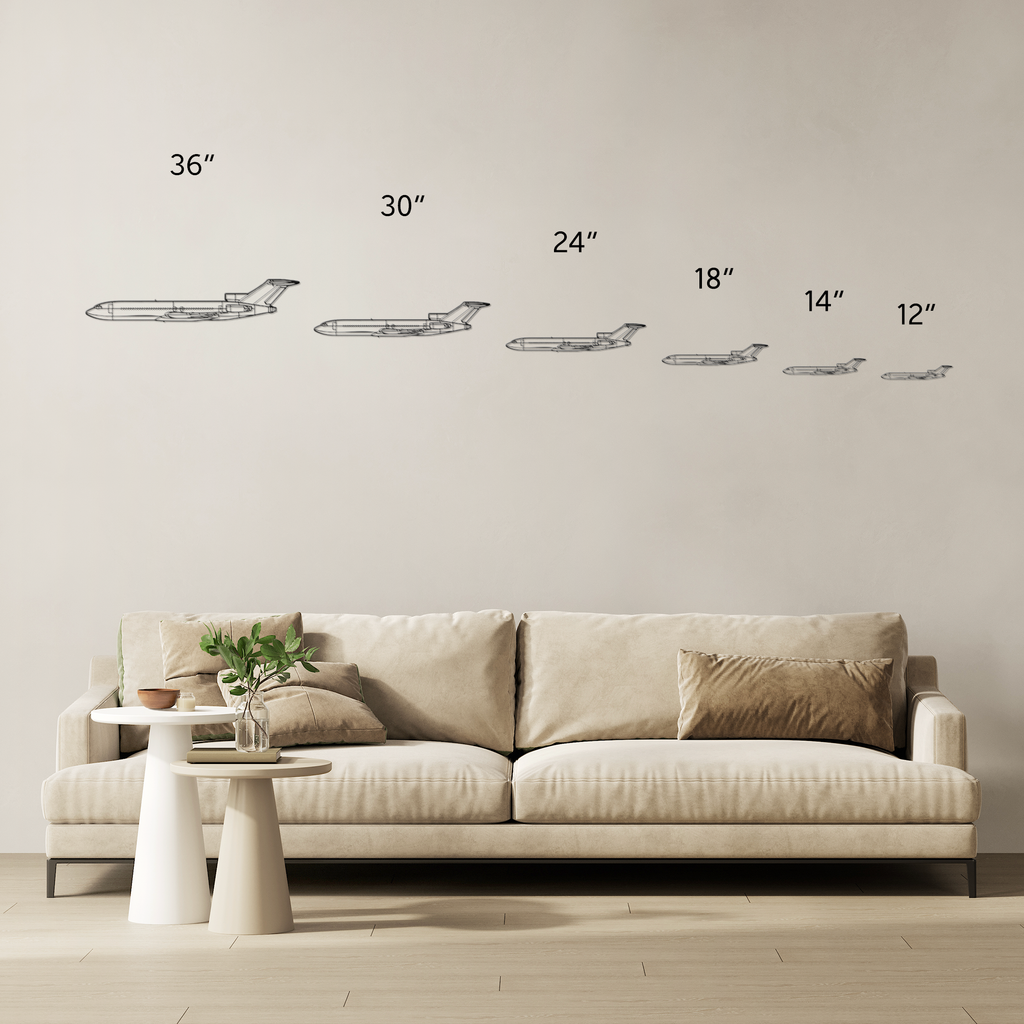 727 Die Cut Metal Wall Art - Sign - Gifts for pilots - Aviation apparel