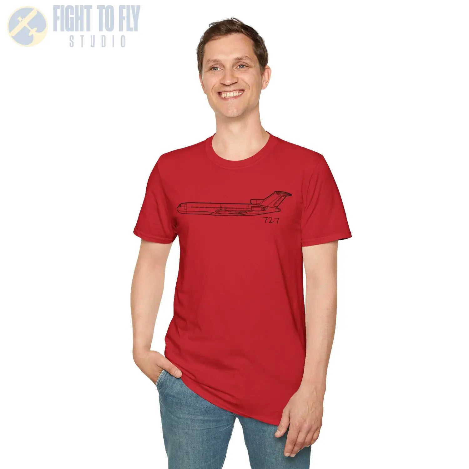 727 T-Shirt - Pilot gifts - WWII warbird t-shirt