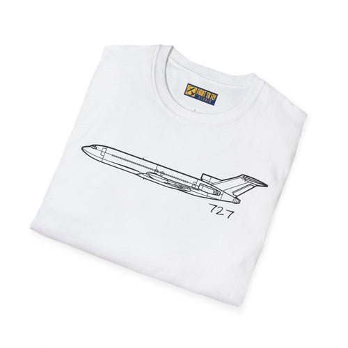 727 T-Shirt – Classic Trijet Airliner Aviation Tee - Gifts for pilots - apparel