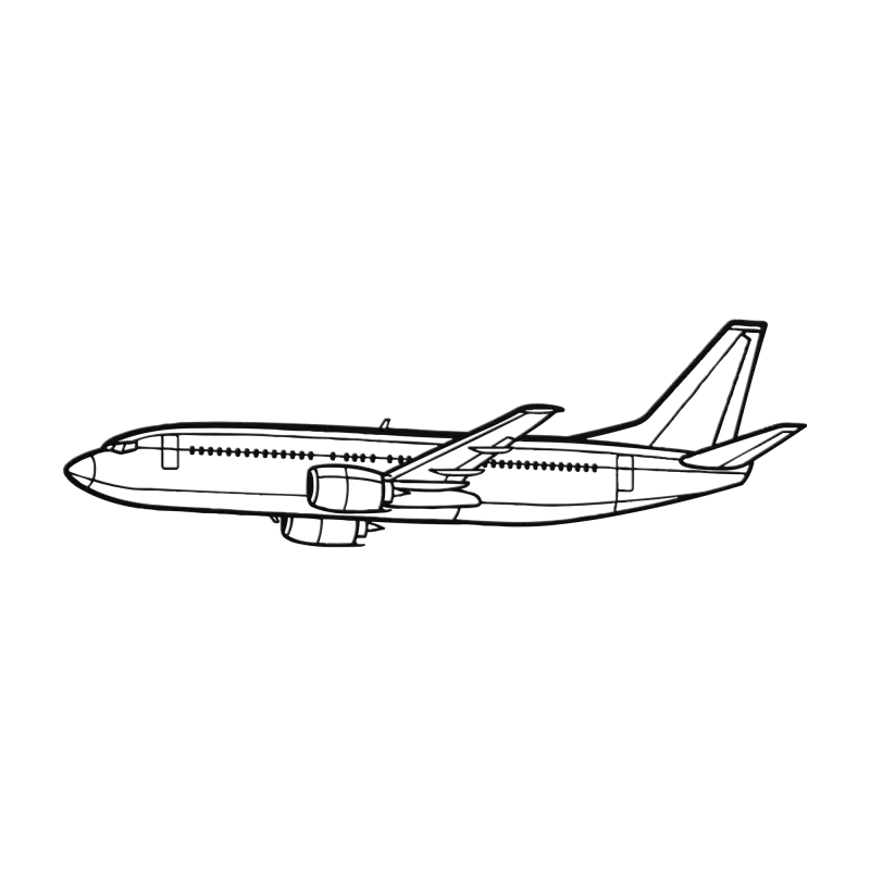 737-700 Flight Die Cut Metal Wall Art - Sign - Pilot gifts - WWII warbird t-shirt