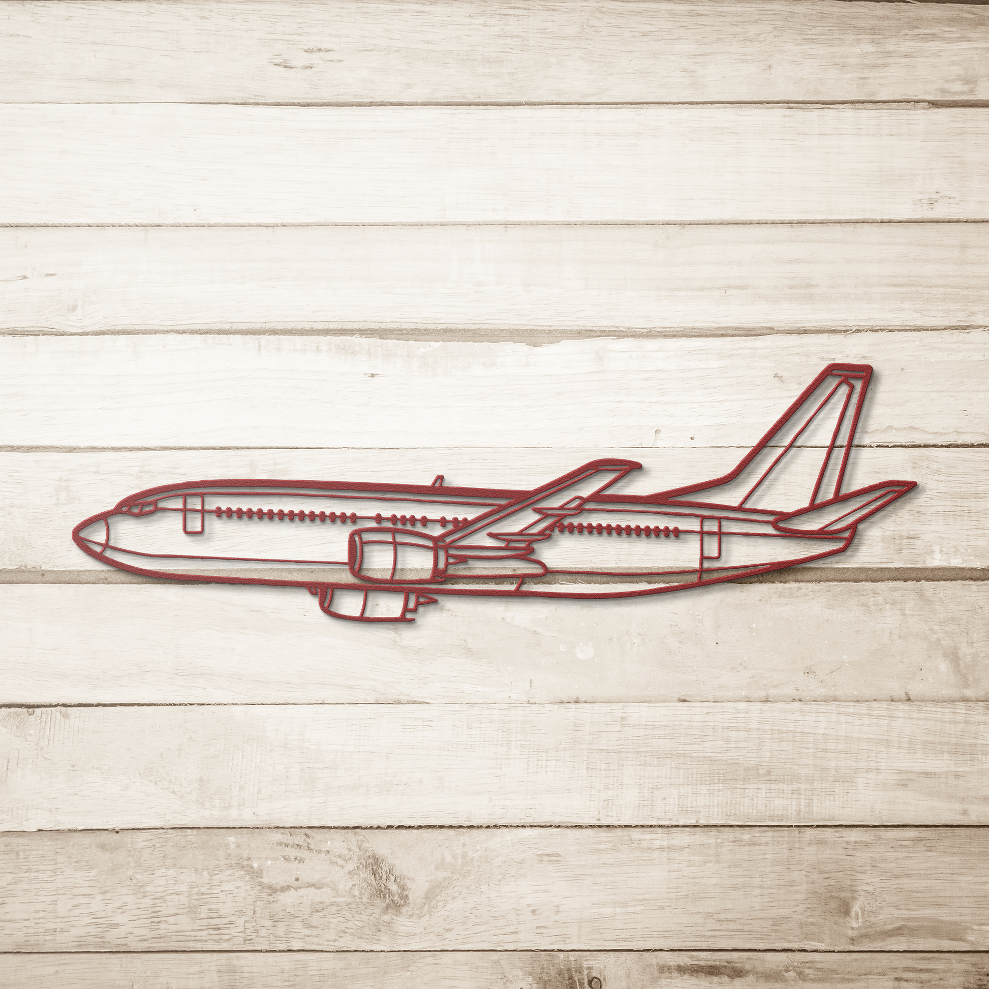 737-700 Flight Die Cut Metal Wall Art - Sign - Gifts for pilots - Aviation apparel