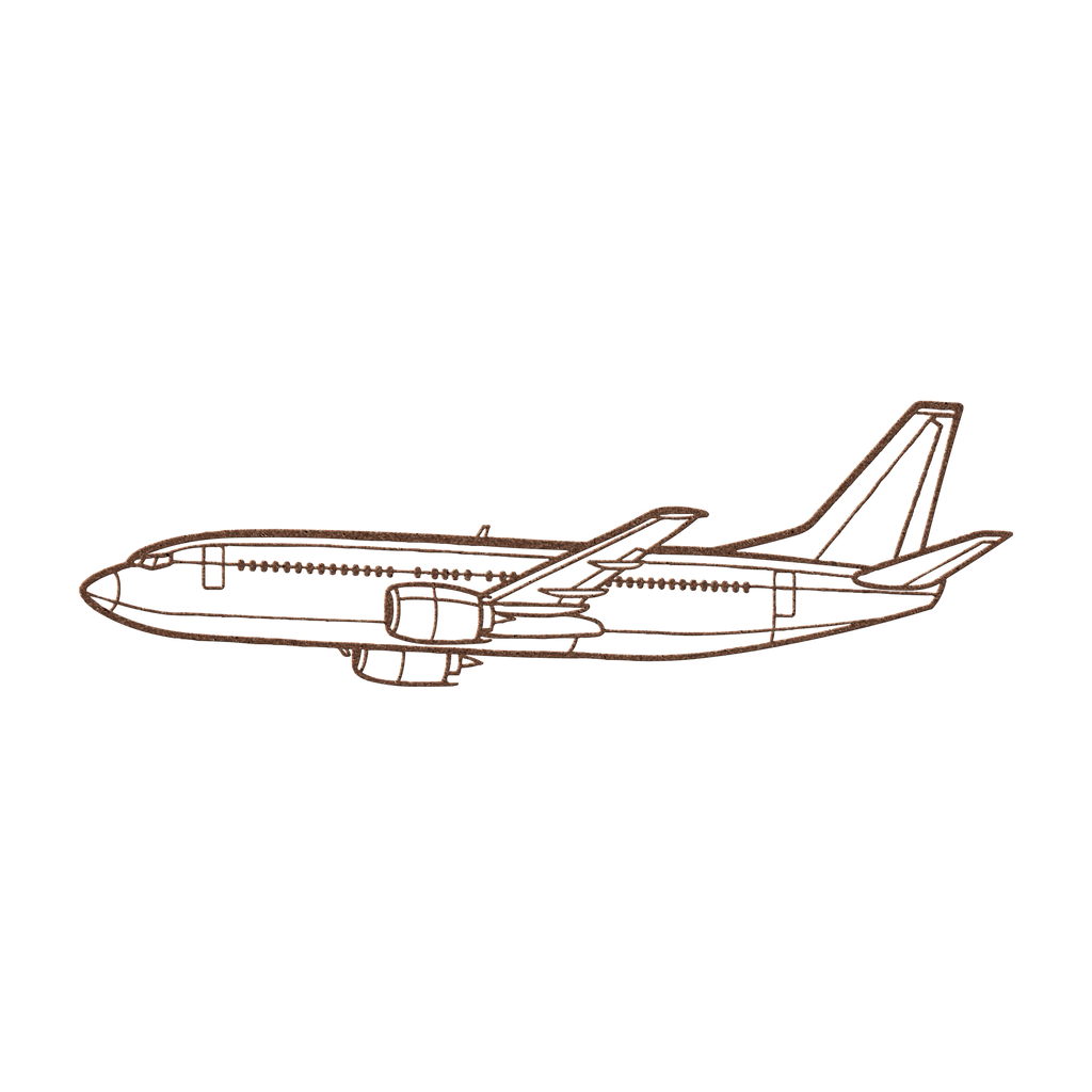 737-700 Flight Die Cut Metal Wall Art - Sign - Gifts for pilots - Aviation apparel