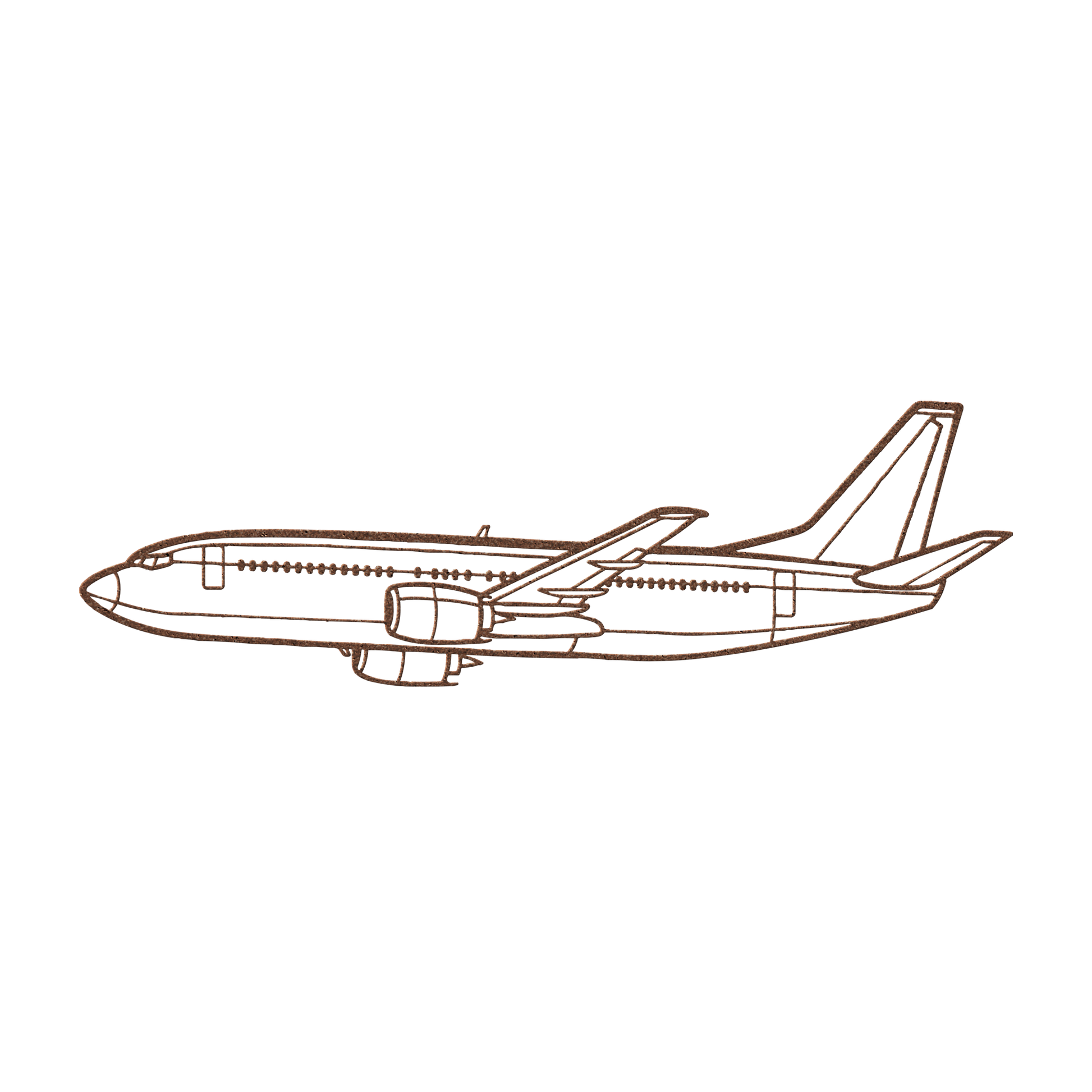 737-700 Flight Die Cut Metal Wall Art - Sign - Gifts for pilots - Aviation apparel