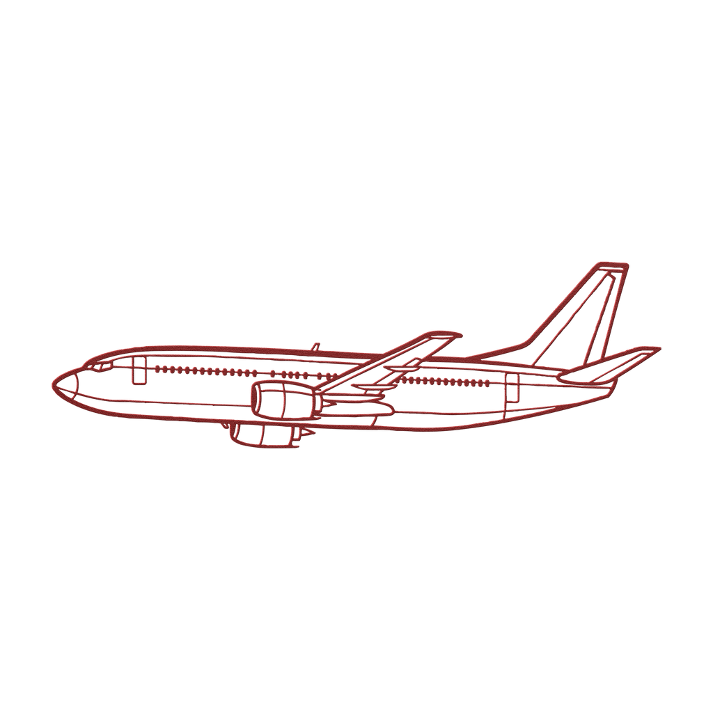 737-700 Flight Die Cut Metal Wall Art - Sign - Gifts for pilots - Aviation apparel