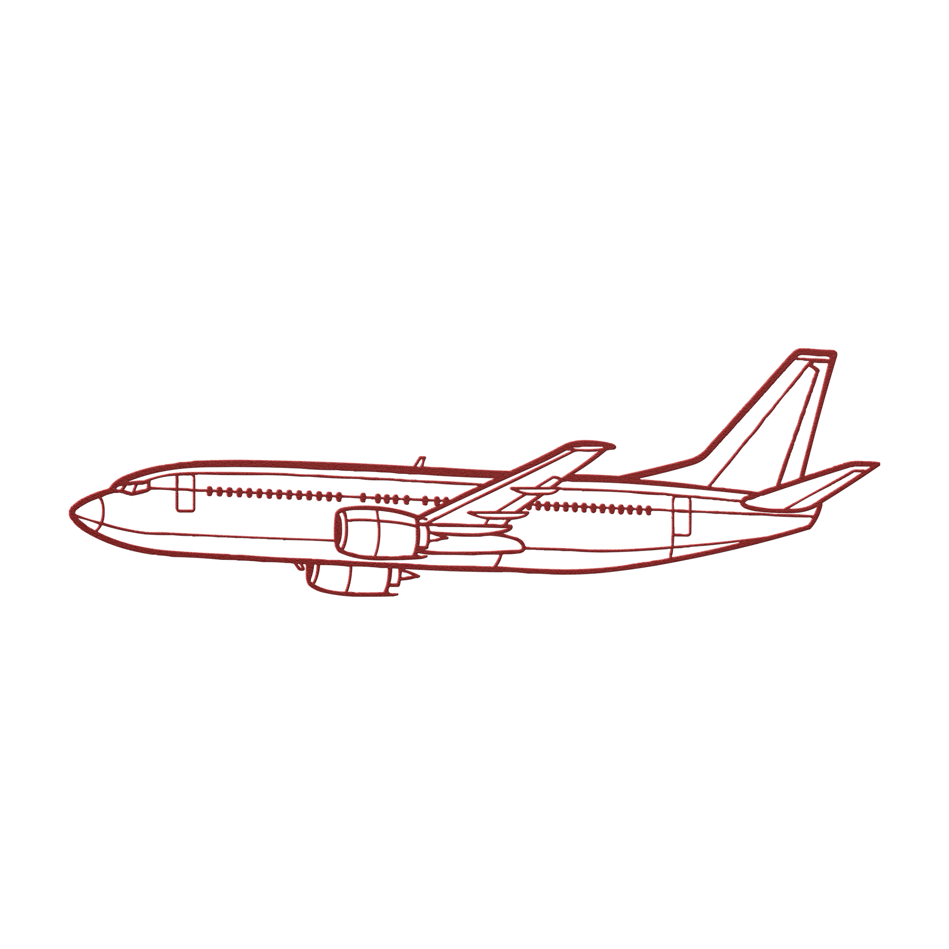 737-700 Flight Die Cut Metal Wall Art - Sign - Gifts for pilots - Aviation apparel