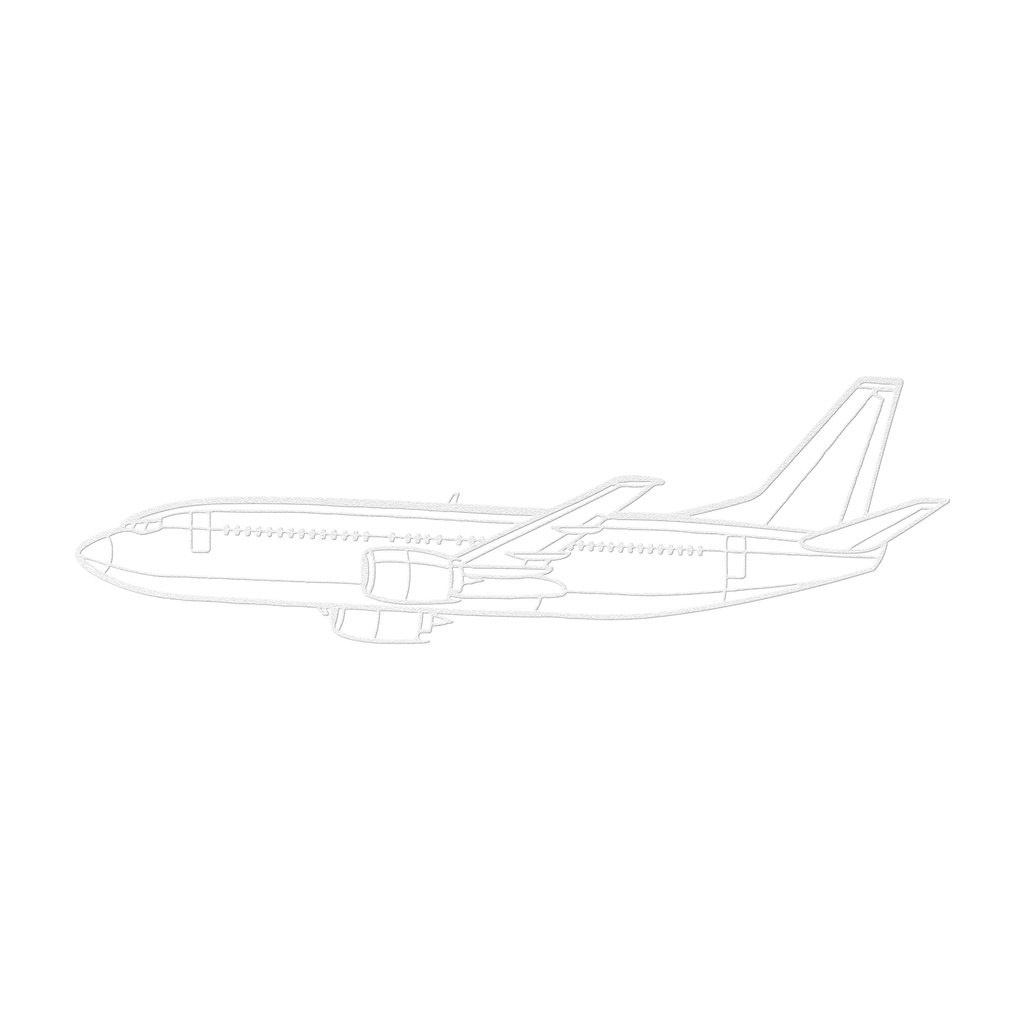 737-700 Flight Die Cut Metal Wall Art - Sign - Gifts for pilots - Aviation apparel