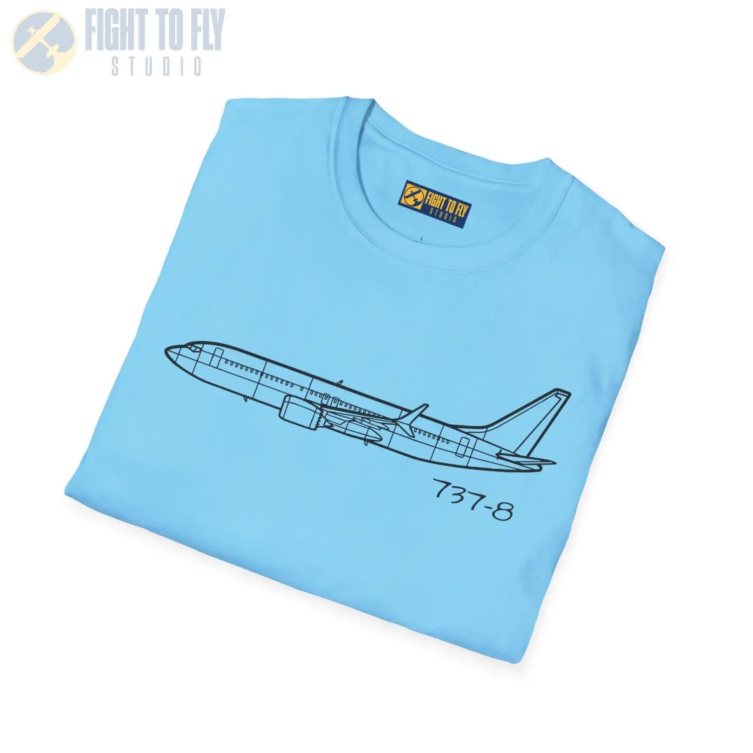 737-8 T-Shirt - Pilot gifts - WWII warbird t-shirt