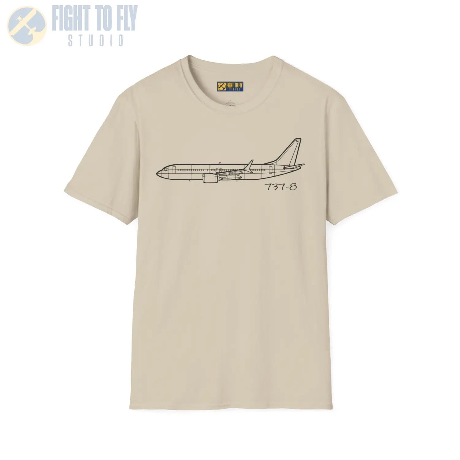 737-8 T-Shirt - Pilot gifts - WWII warbird t-shirt