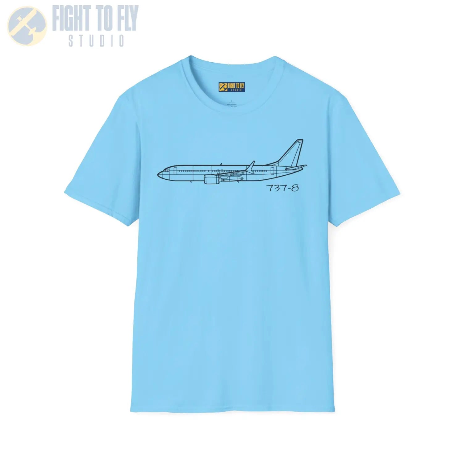 737-8 T-Shirt - Pilot gifts - WWII warbird t-shirt