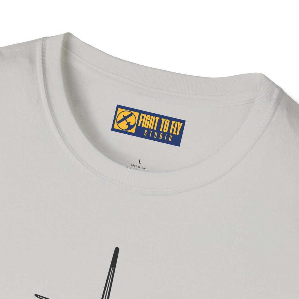 737-800 Front View T-Shirt – Nose-On Jetliner Aviation Tee - Pilot gifts - WWII warbird t-shirt