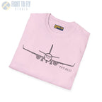 737-800 Front View T-Shirt - Pilot gifts - WWII warbird t-shirt