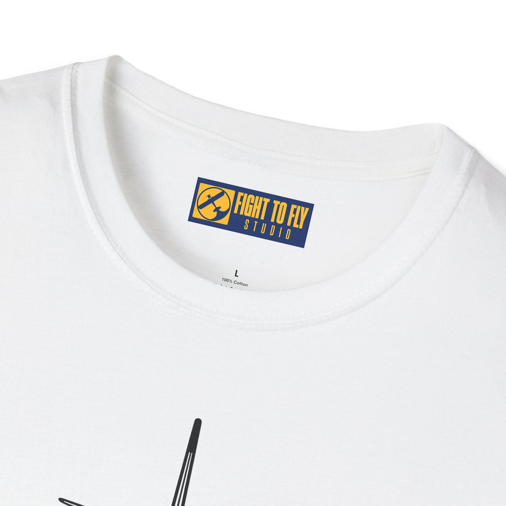 737-800 Front View T-Shirt – Nose-On Jetliner Aviation Tee - Pilot gifts - WWII warbird t-shirt