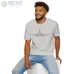 737-800 Front View T-Shirt - Pilot gifts - WWII warbird t-shirt