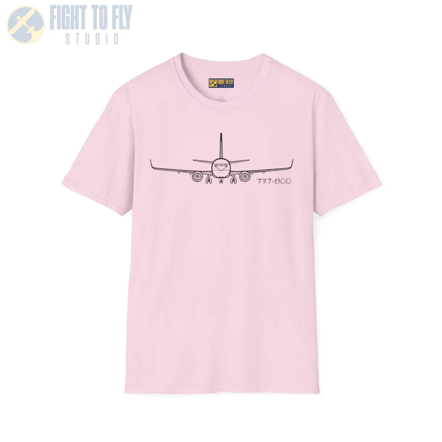 737-800 Front View T-Shirt - Pilot gifts - WWII warbird t-shirt