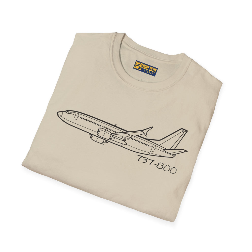 737-800 T-Shirt – Next Gen Jetliner Aviation Tee - Pilot gifts - WWII warbird t-shirt