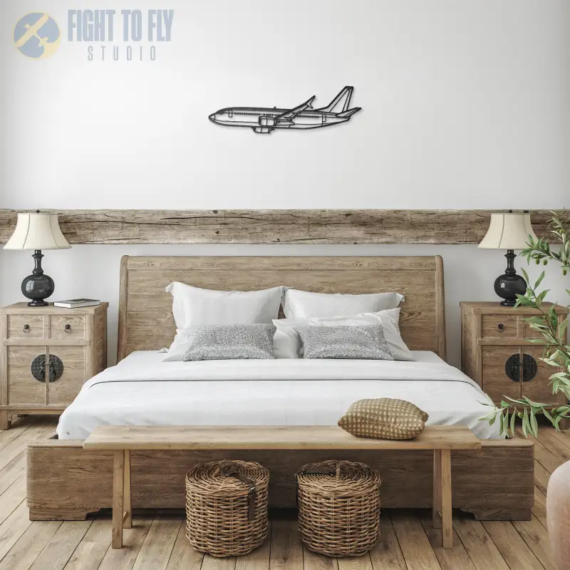 737-800NG Die Cut Metal Wall Art - Sign - Pilot gifts - WWII warbird t-shirt