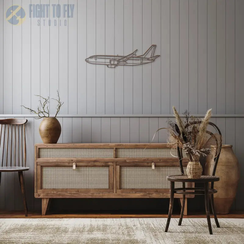 737-800NG Die Cut Metal Wall Art - Sign - Pilot gifts - WWII warbird t-shirt