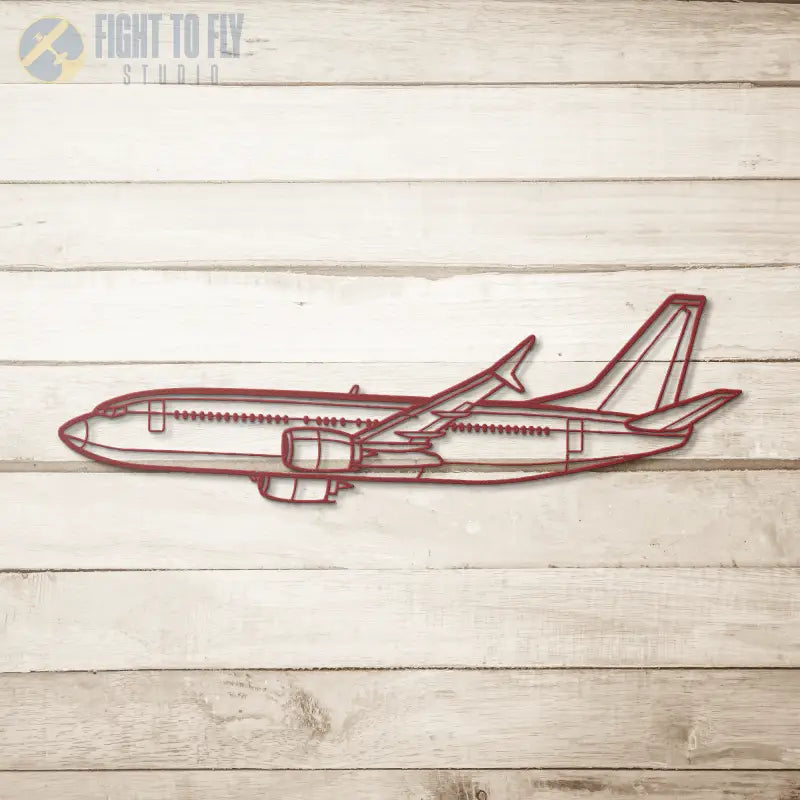 737-800NG Die Cut Metal Wall Art - Sign - Pilot gifts - WWII warbird t-shirt