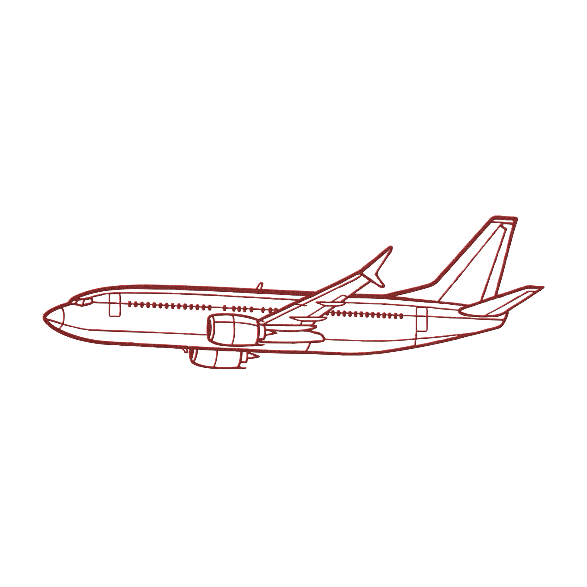 737-800NG Die Cut Metal Wall Art - Sign - Gifts for pilots - Aviation apparel