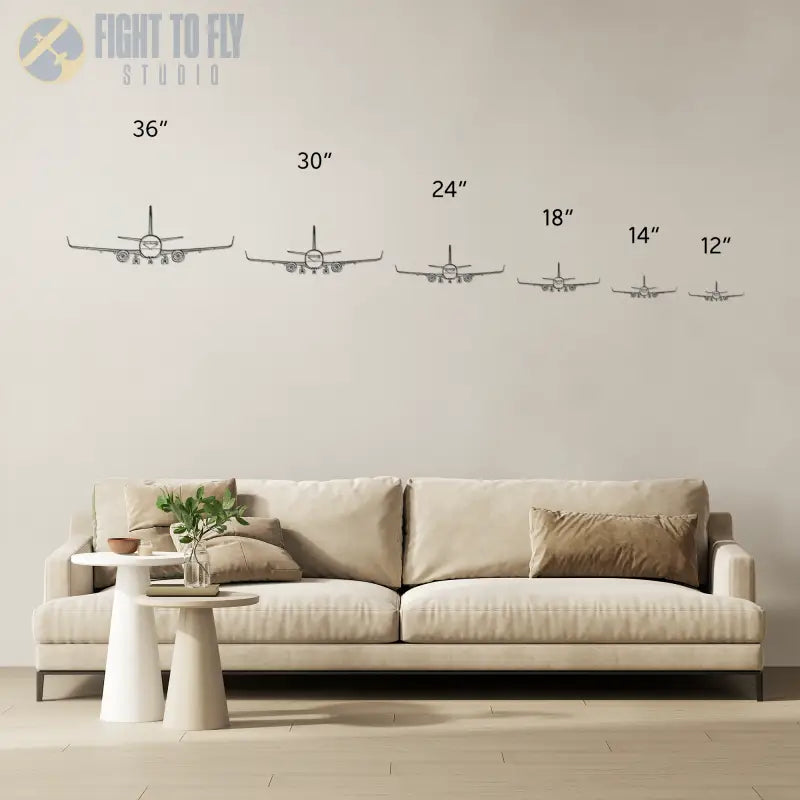 737-800NG Front Die Cut Metal Wall Art - Sign - Pilot gifts - WWII warbird t-shirt