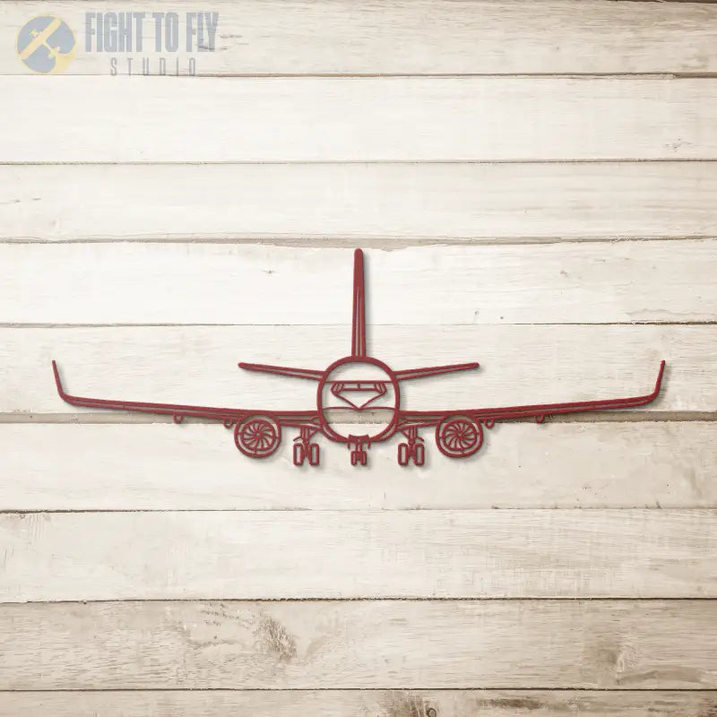 737-800NG Front Die Cut Metal Wall Art - Sign - Pilot gifts - WWII warbird t-shirt