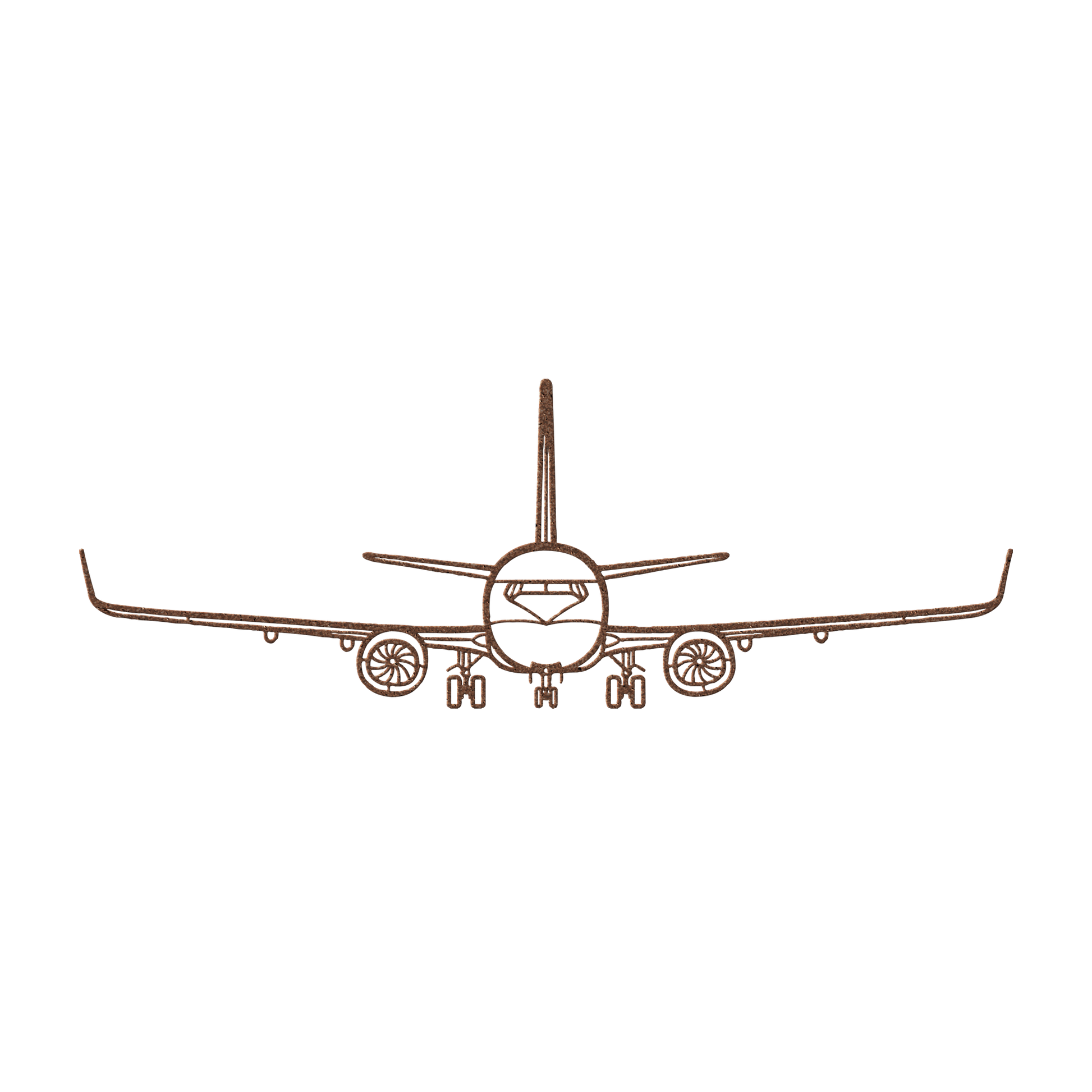 737-800NG Front Die Cut Metal Wall Art - Sign - Gifts for pilots - Aviation apparel