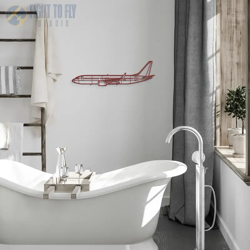 737 MAX Die Cut Metal Wall Art - Sign - Pilot gifts - WWII warbird t-shirt