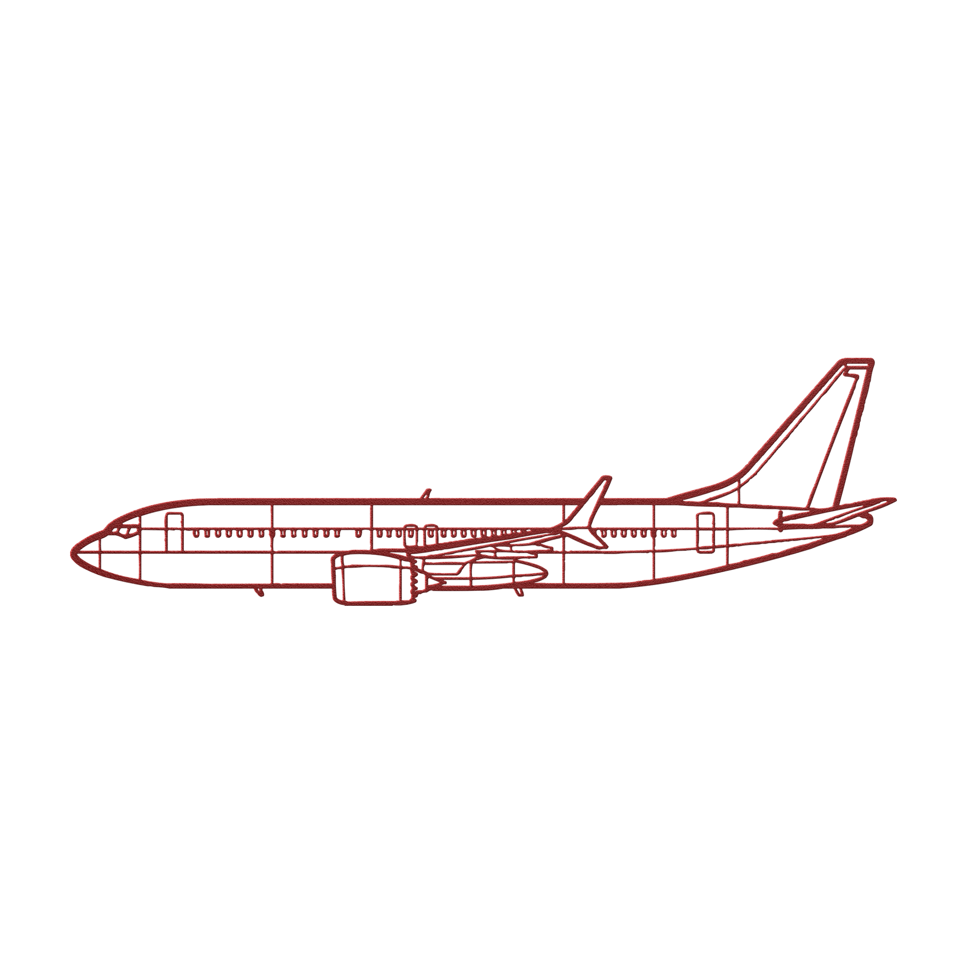 737 MAX Die Cut Metal Wall Art - Sign - Gifts for pilots - Aviation apparel