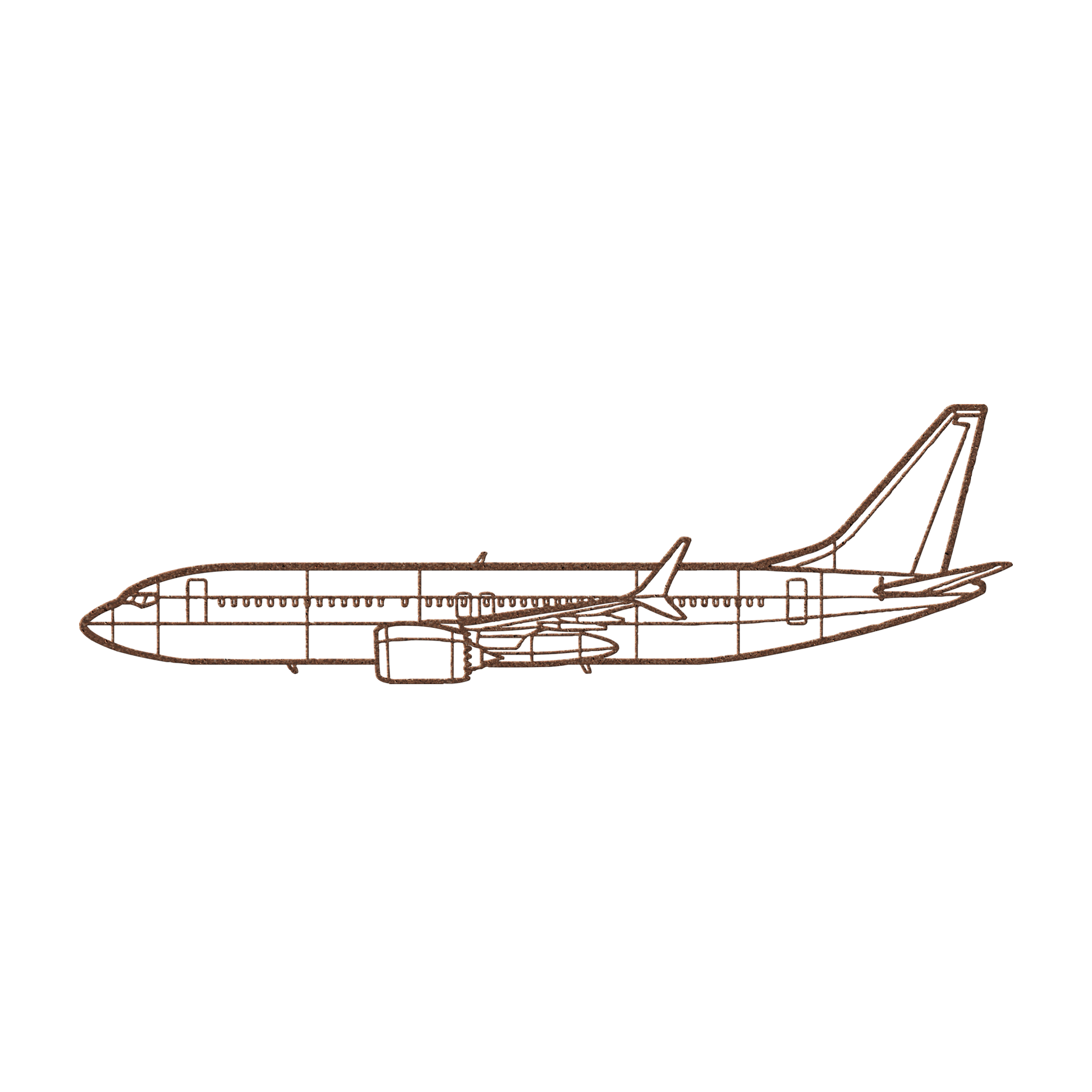 737 MAX Die Cut Metal Wall Art - Sign - Gifts for pilots - Aviation apparel
