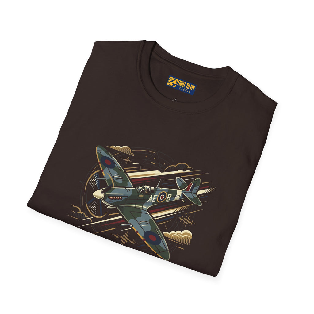Just Here for the Airplane Noise Spitfire Tee