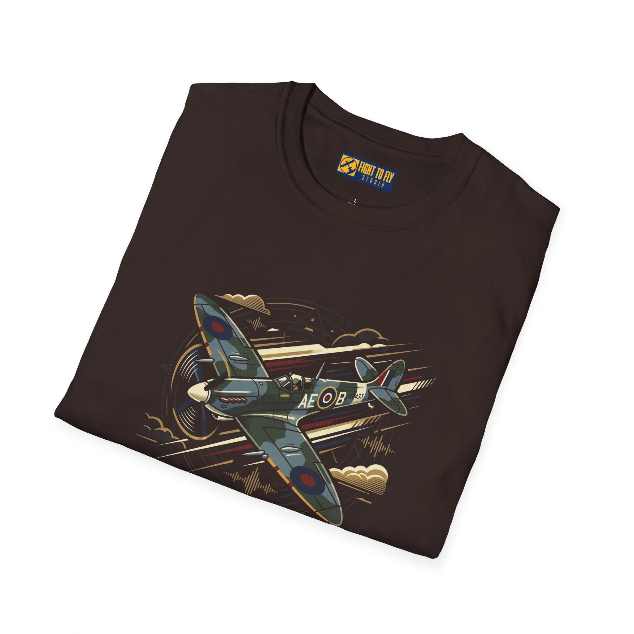 Just Here for the Airplane Noise Spitfire Tee