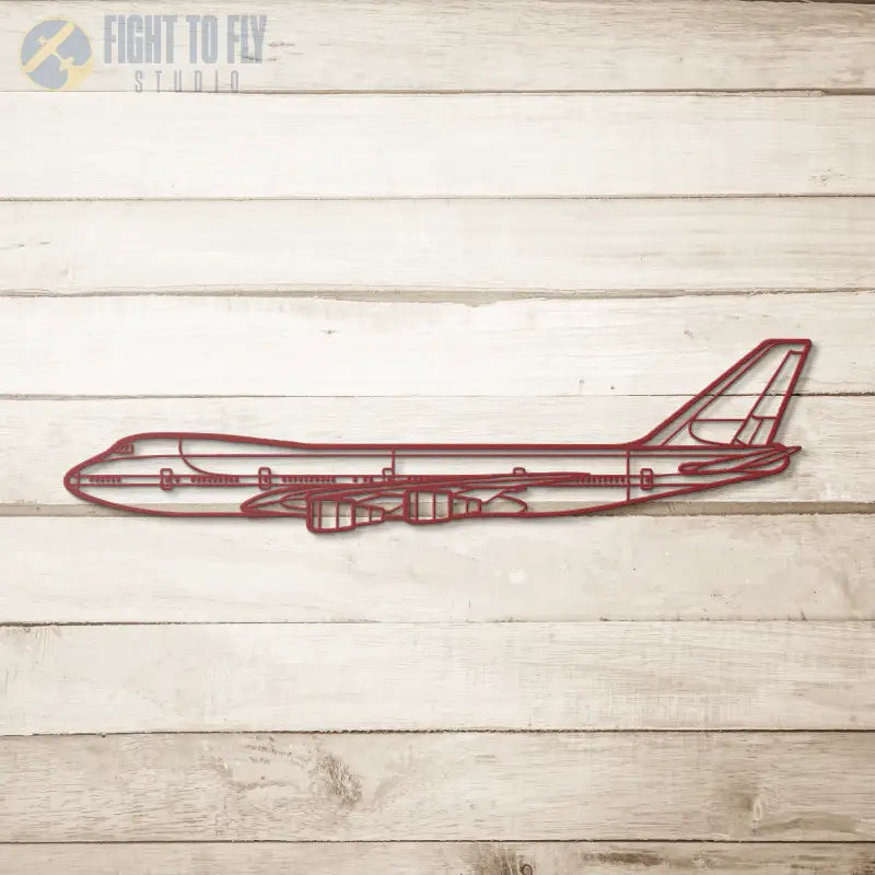 747-200B Die Cut Metal Wall Art - Sign - Pilot gifts - WWII warbird t-shirt