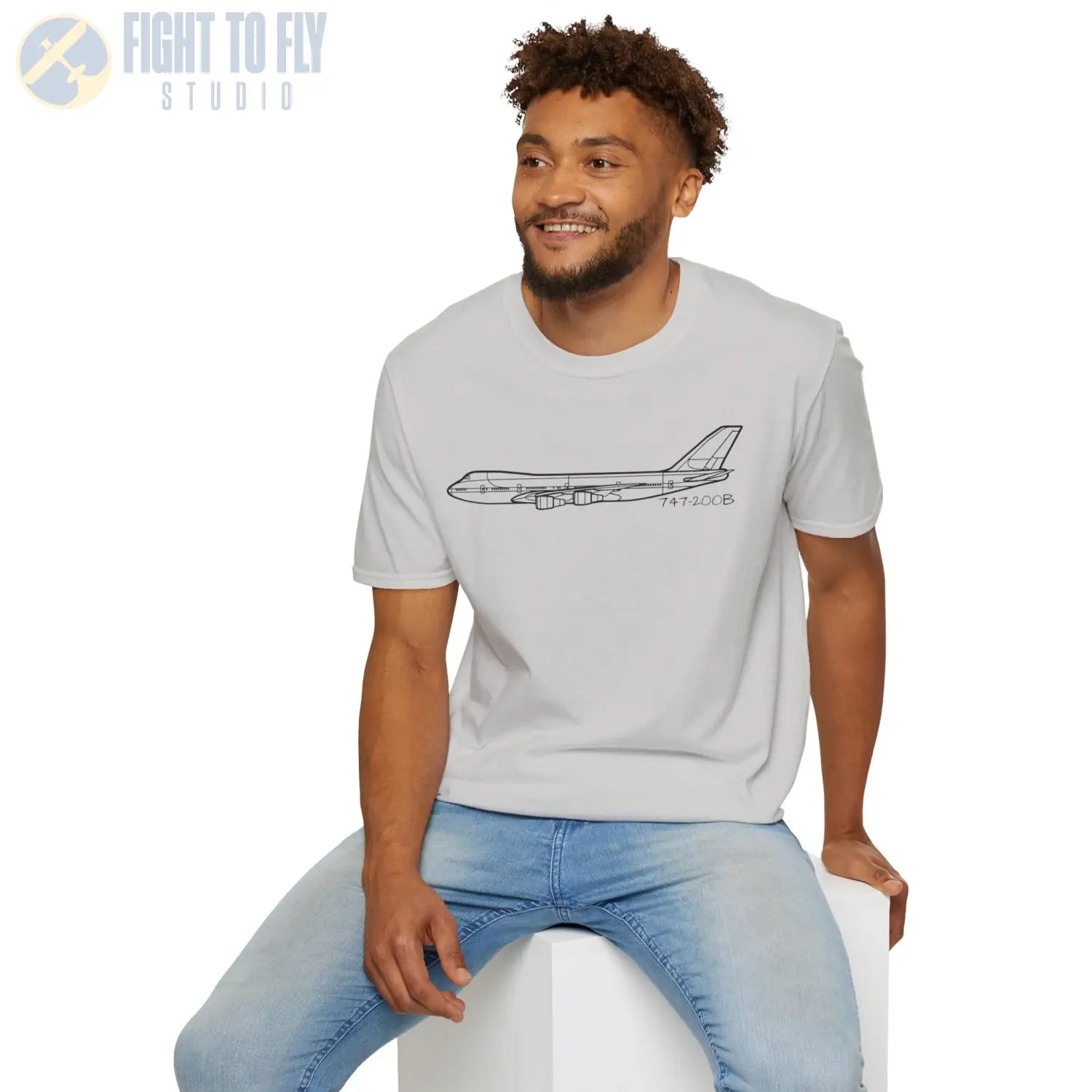 747-200B T-Shirt - Pilot gifts - WWII warbird t-shirt