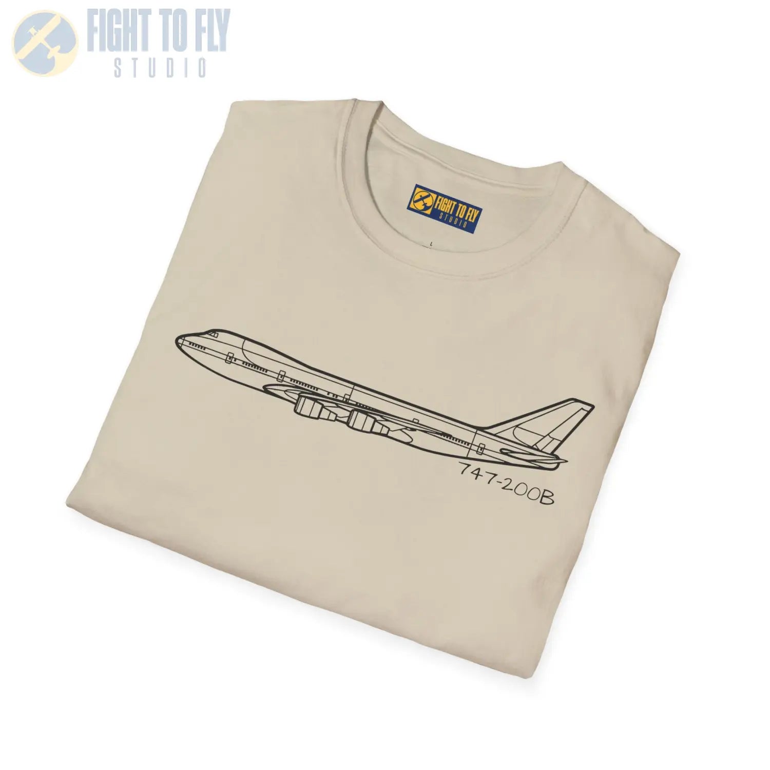 747-200B T-Shirt - Pilot gifts - WWII warbird t-shirt