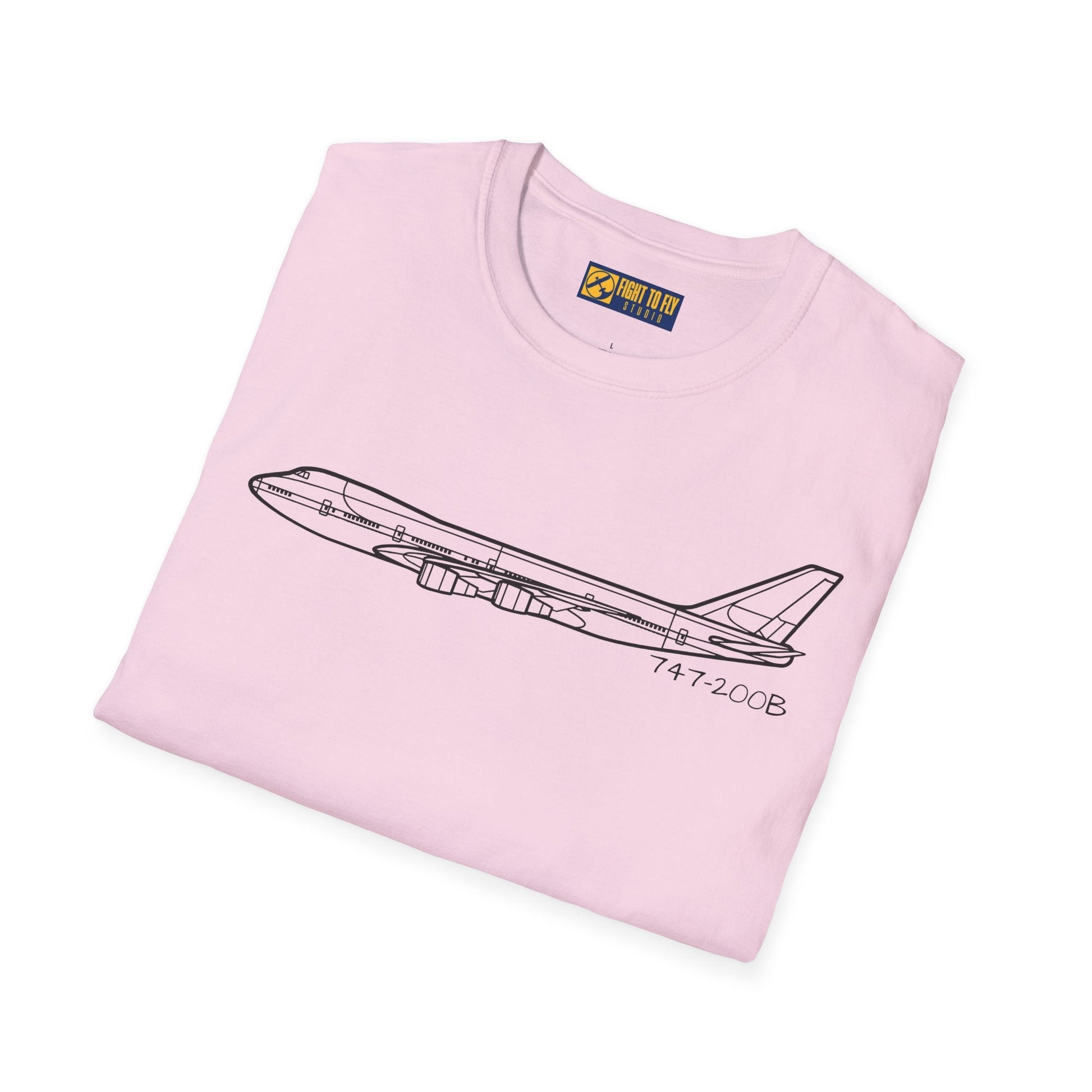 747-200B T-Shirt – Vintage Jumbo Jet Aviation Tee - Pilot gifts - WWII warbird t-shirt