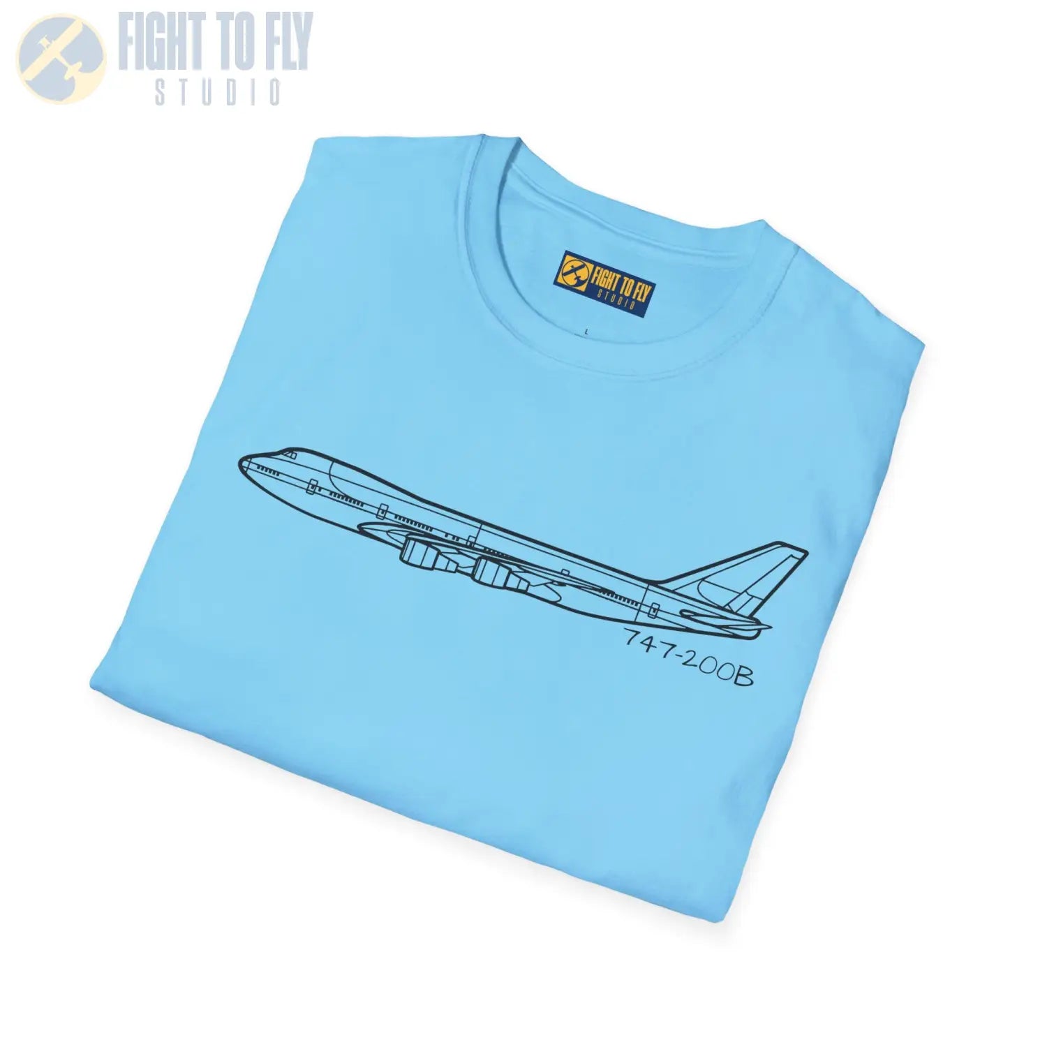 747-200B T-Shirt - Pilot gifts - WWII warbird t-shirt