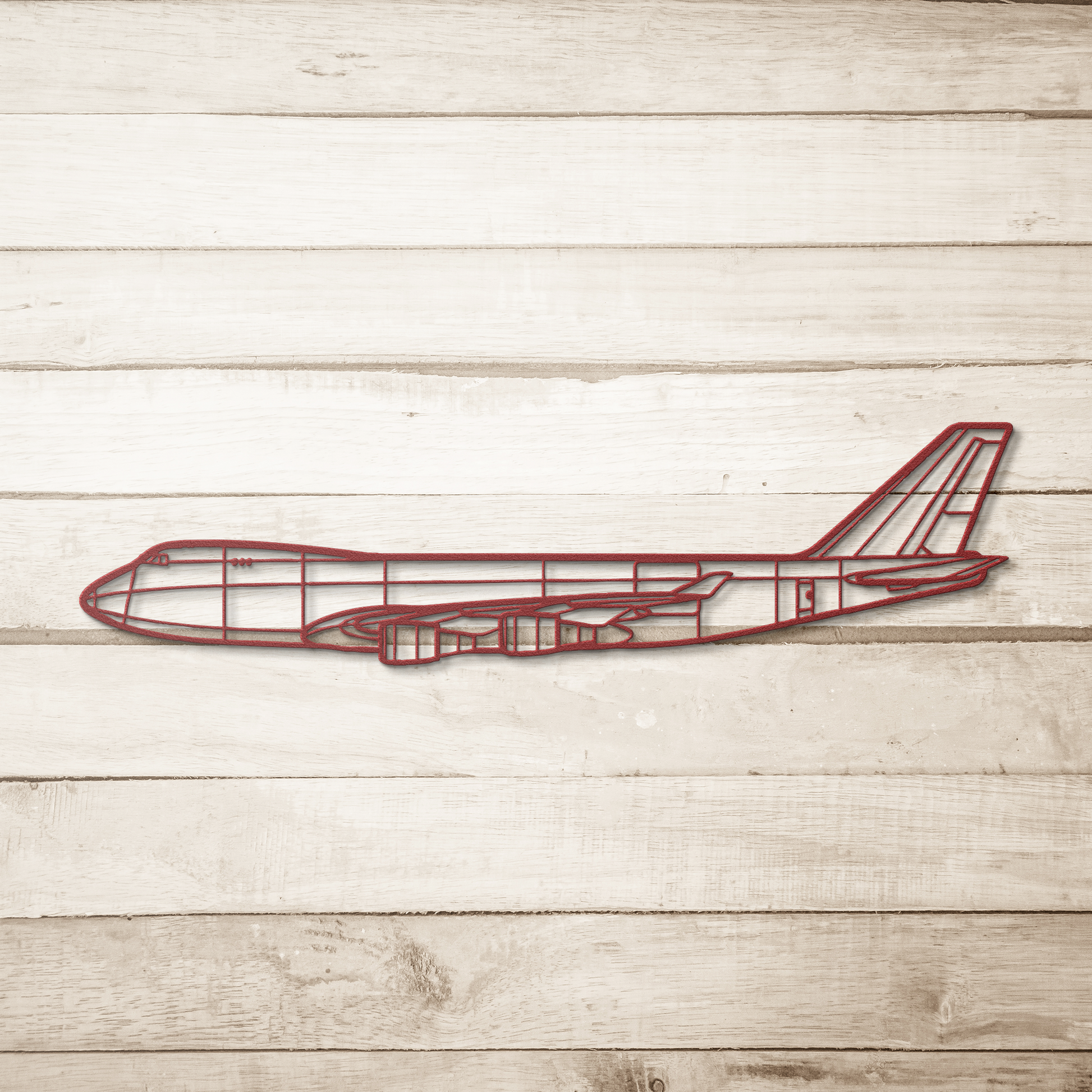 747-400F Die Cut Metal Wall Art - Sign - Gifts for pilots - Aviation apparel