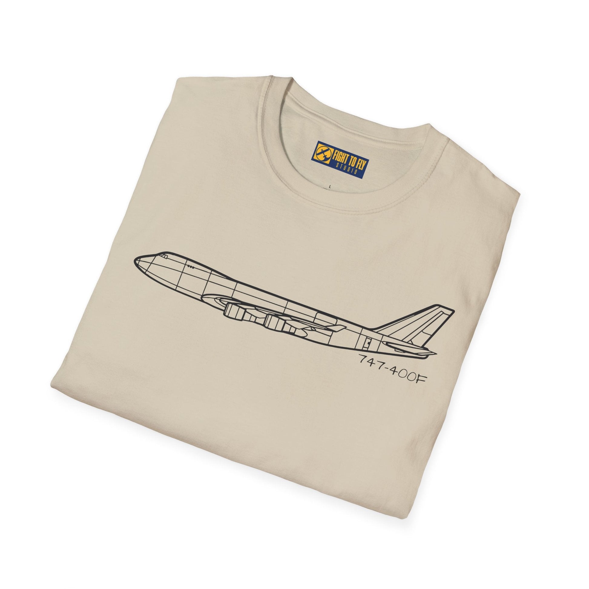 747-400F T-Shirt – Freighter Jumbo Jet Aviation Tee - Gifts for pilots - apparel