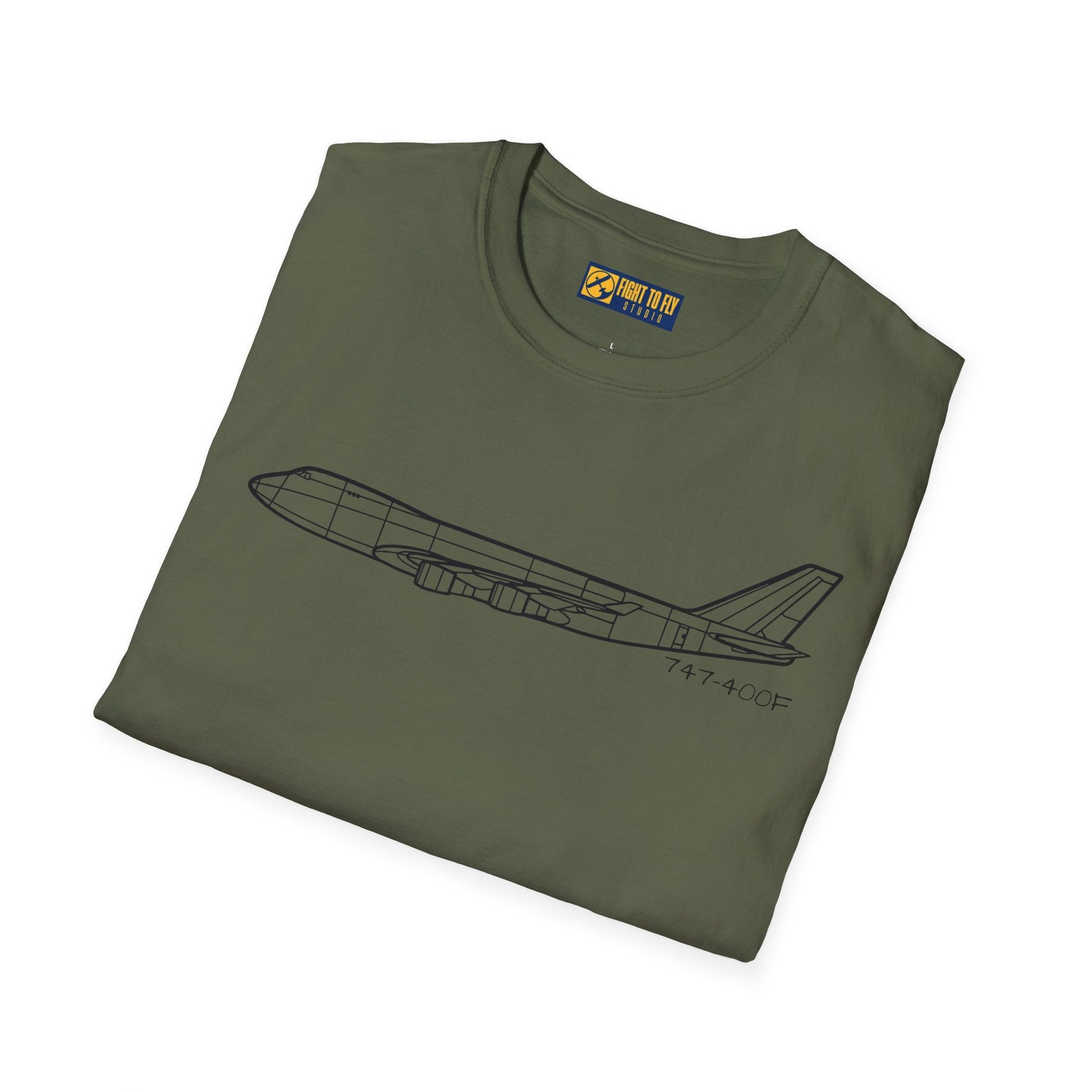 747-400F T-Shirt – Freighter Jumbo Jet Aviation Tee - Gifts for pilots - apparel