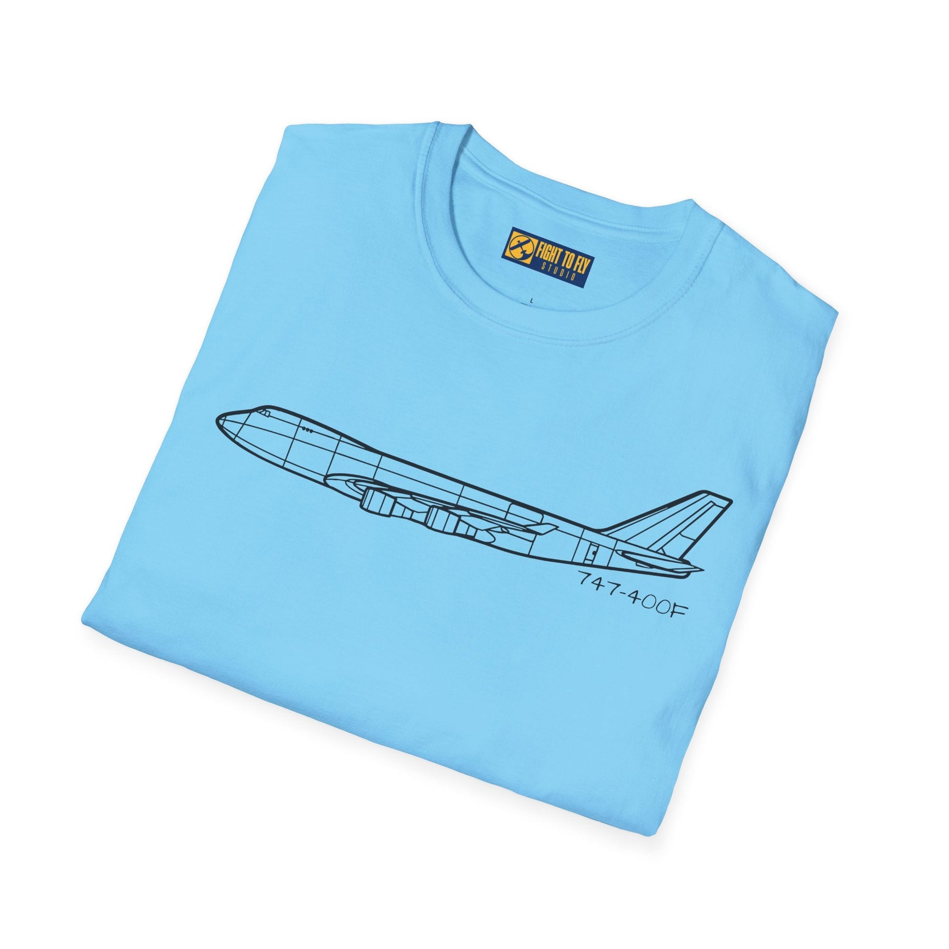747-400F T-Shirt – Freighter Jumbo Jet Aviation Tee - Gifts for pilots - apparel